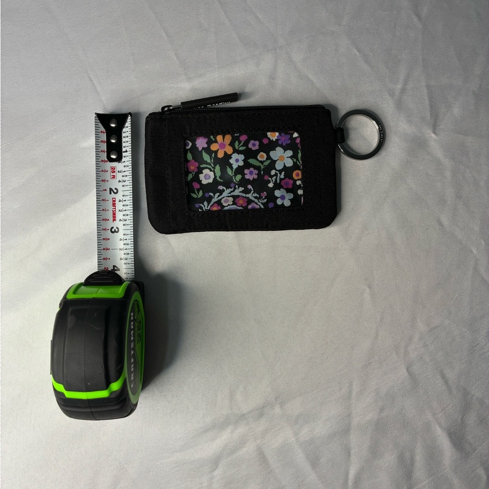 Vera Bradley Black Keychain ID Holder - Picture 3 of 7